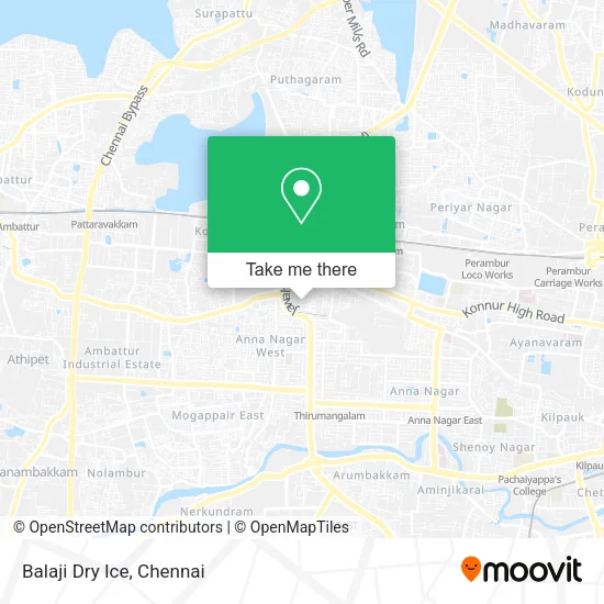 Balaji Dry Ice map