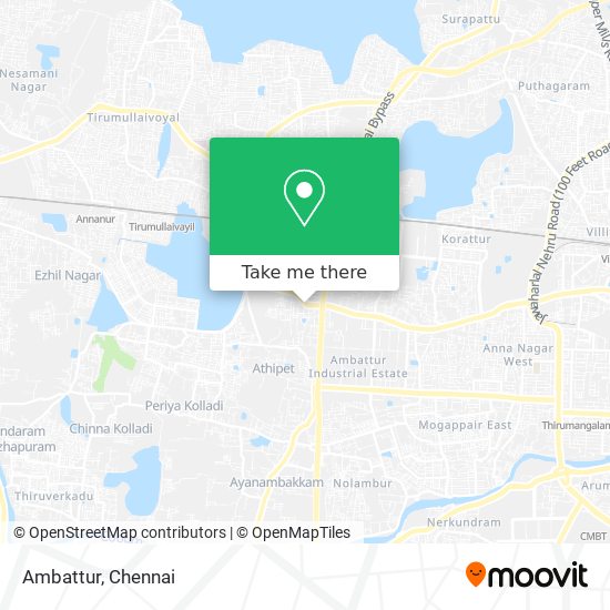 Ambattur map