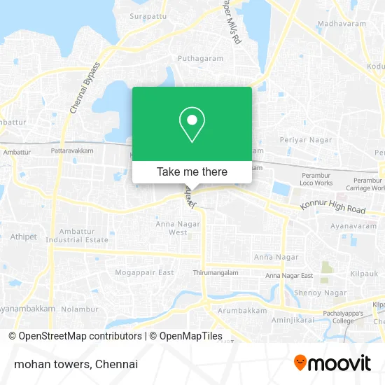 mohan towers map