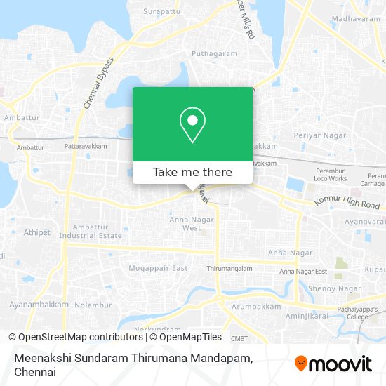Meenakshi Sundaram Thirumana Mandapam map