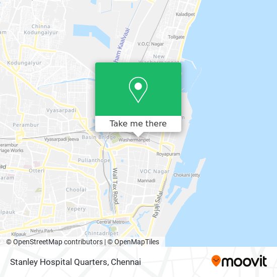Stanley Hospital Quarters map
