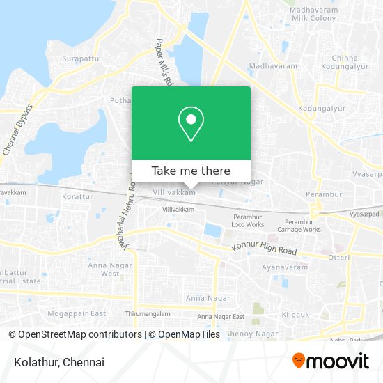 Kolathur map