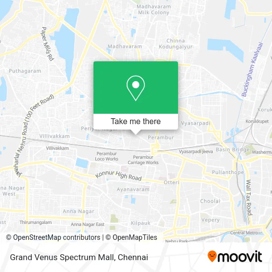 Grand Venus Spectrum Mall map