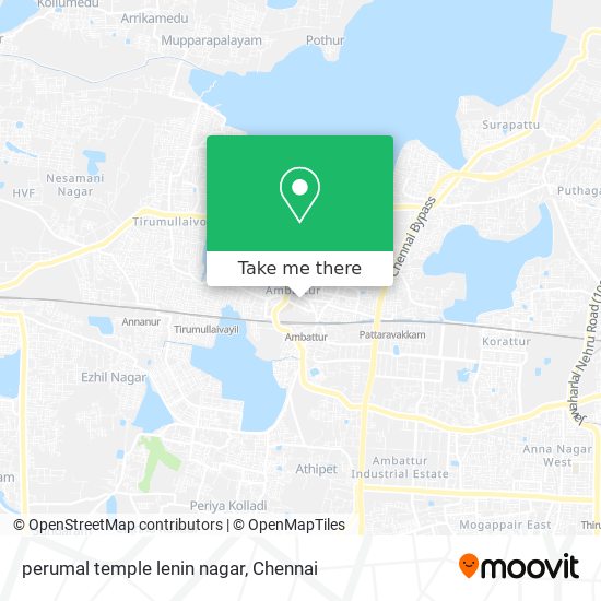 perumal temple lenin nagar map