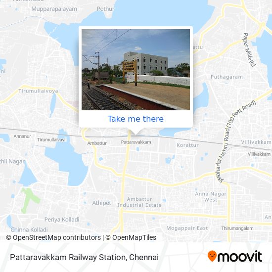 Pattaravakkam Railway Station map