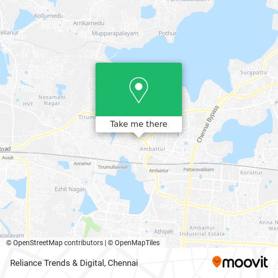 Reliance Trends & Digital map