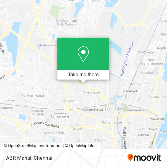 ABR Mahal map