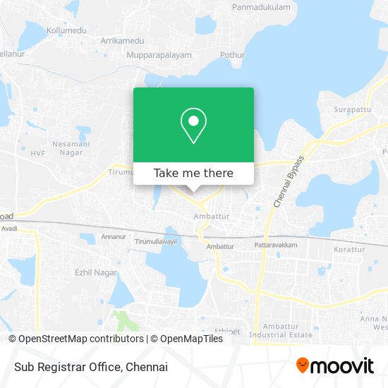 Sub Registrar Office map