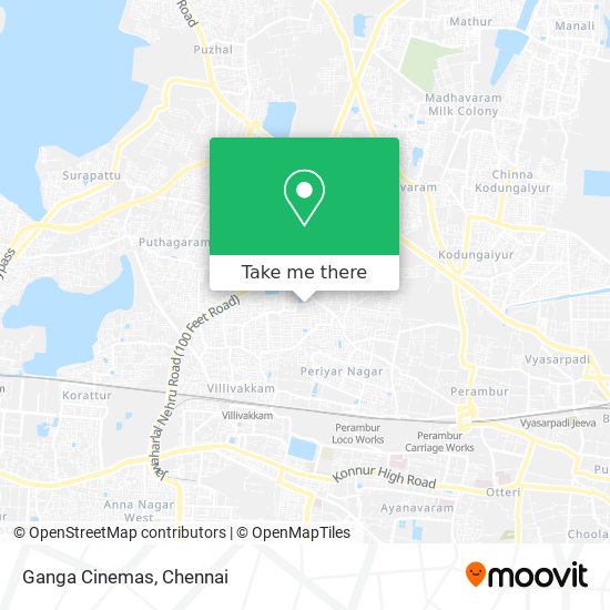 Ganga Cinemas map