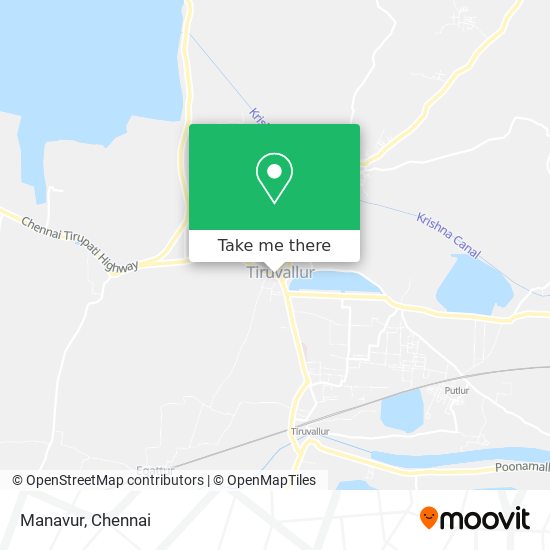 Manavur map