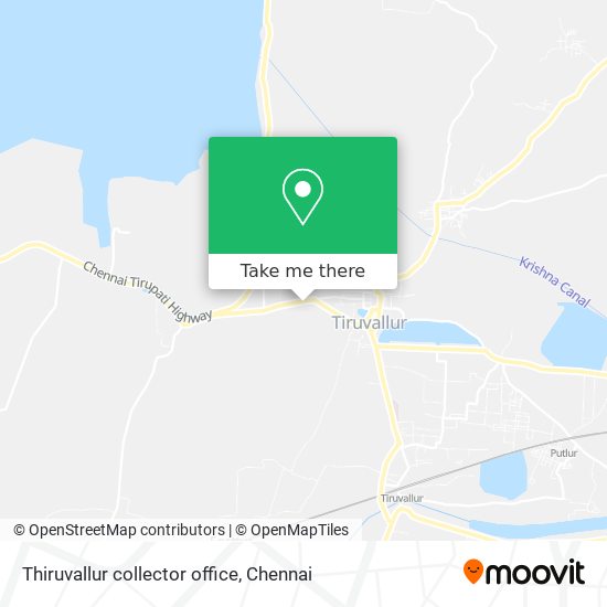 Thiruvallur collector office map