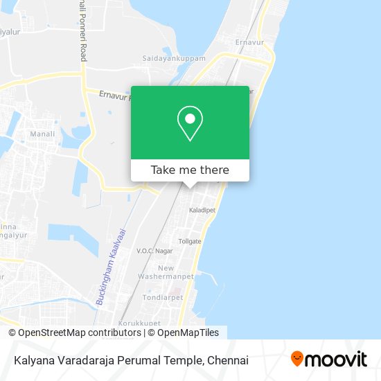 Kalyana Varadaraja Perumal Temple map