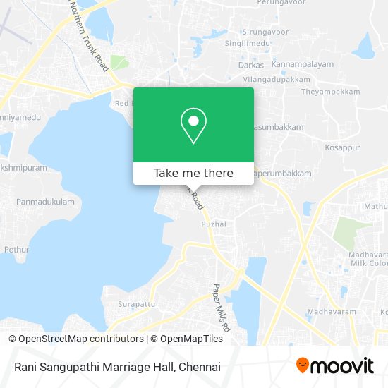 Rani Sangupathi Marriage Hall map
