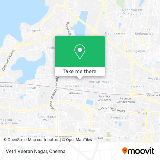 Vetri Veeran Nagar map