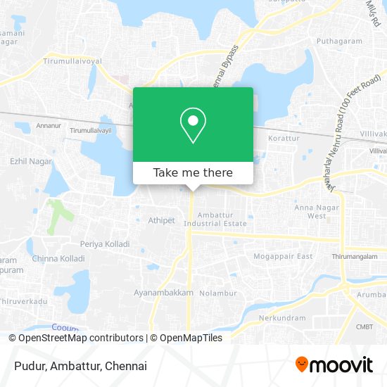 Pudur, Ambattur map