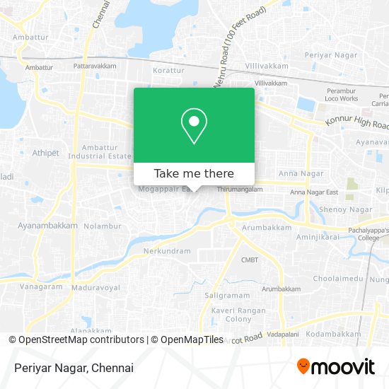 Periyar Nagar map