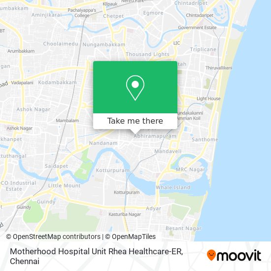 Motherhood Hospital Unit Rhea Healthcare-ER map