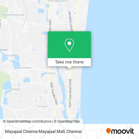 Mayajaal Cinema-Mayajaal Mall map