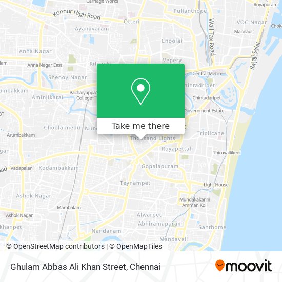 Ghulam Abbas Ali Khan Street map
