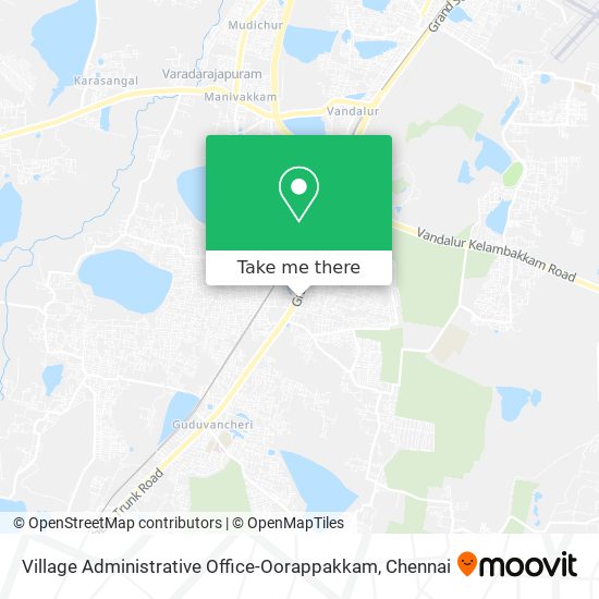 Village Administrative Office-Oorappakkam map