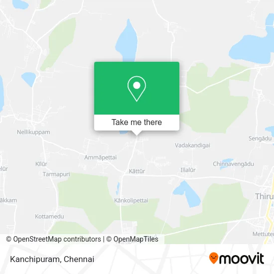 Kanchipuram map