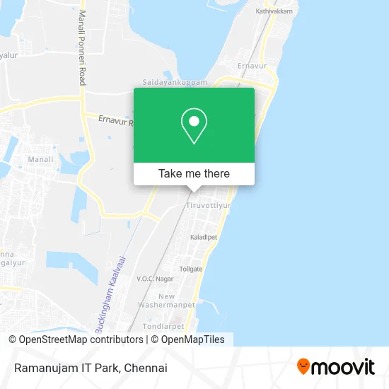 Ramanujam It Park map