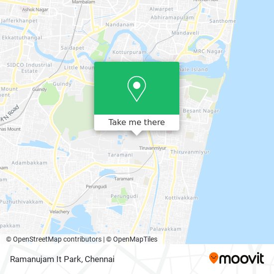 Ramanujam It Park map