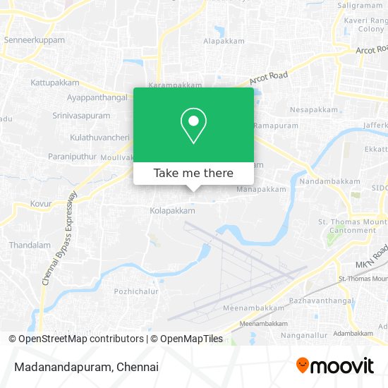 Madanandapuram map