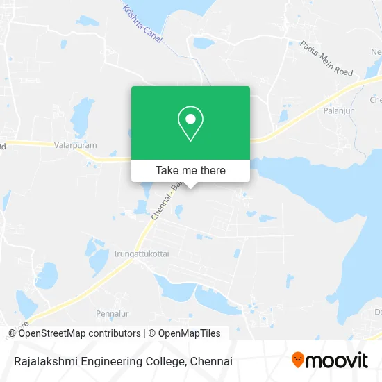 Rajalakshmi Engineering College map