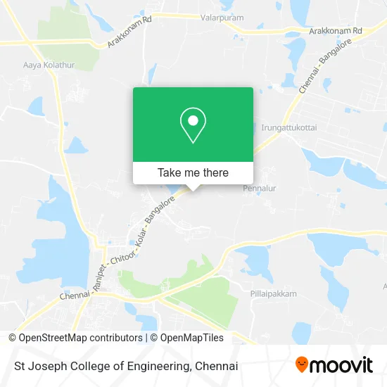 St Joseph College of Engineering map