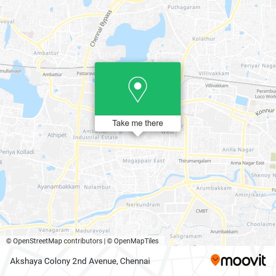 Akshaya Colony 2nd Avenue map