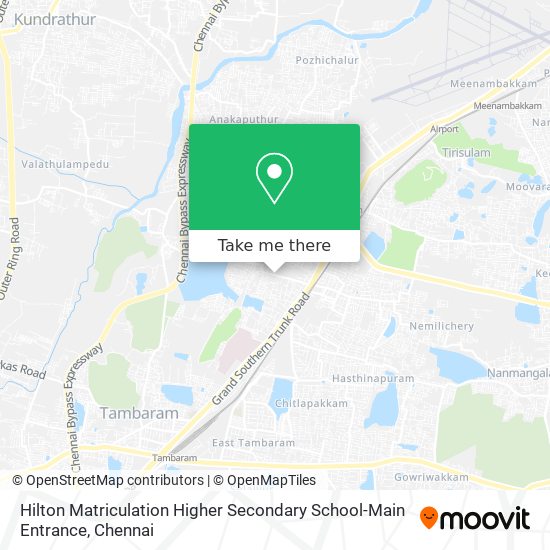 Hilton Matriculation Higher Secondary School-Main Entrance map