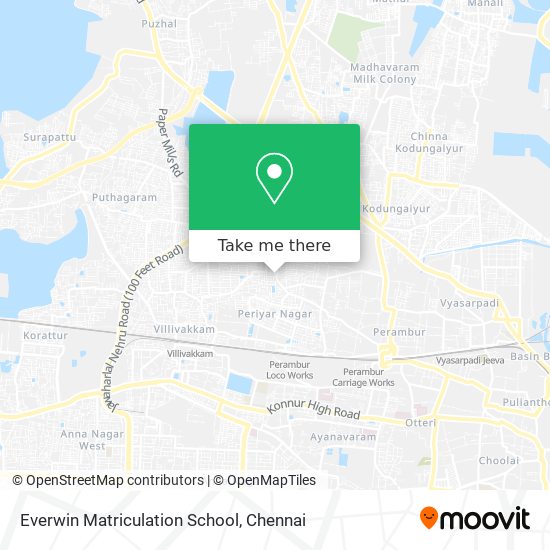 Everwin Matriculation School map