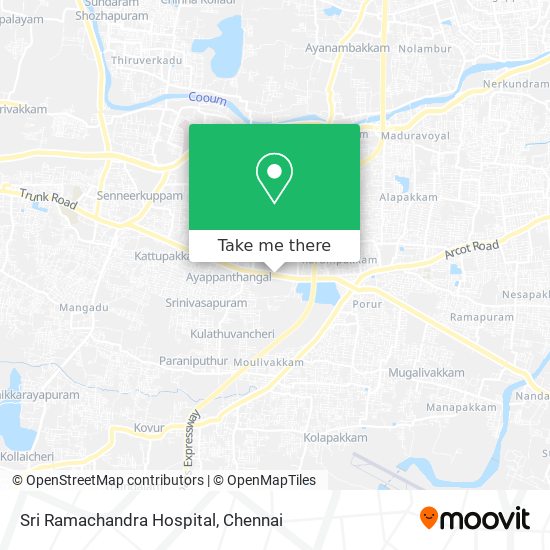 Sri Ramachandra Hospital map