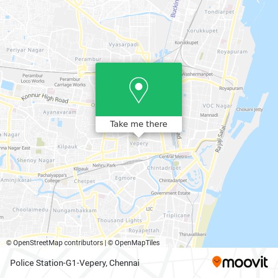 Police Station-G1-Vepery map
