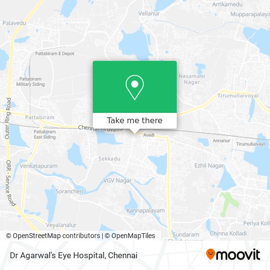 Dr Agarwal's Eye Hospital map