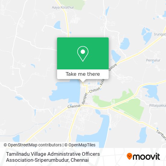 Tamilnadu Village Administrative Officers Association-Sriperumbudur map
