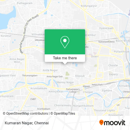 Kumaran Nagar map