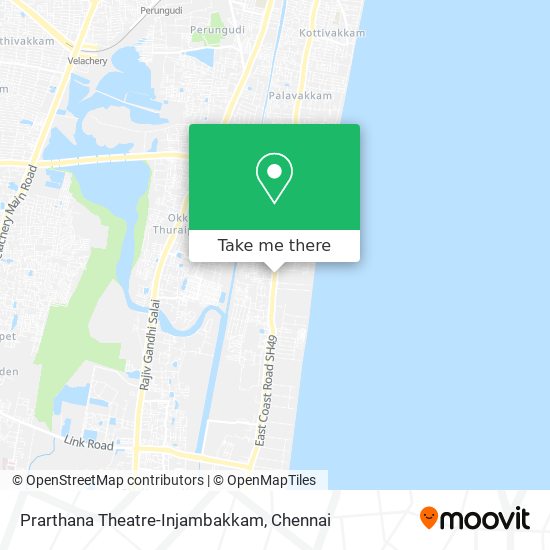 Prarthana Theatre-Injambakkam map