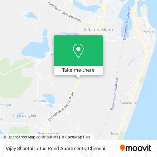 Vijay Shanthi Lotus Pond Apartments map
