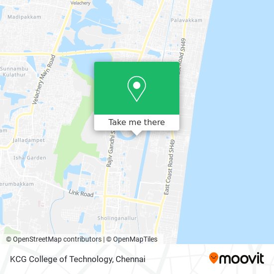 KCG College of Technology map