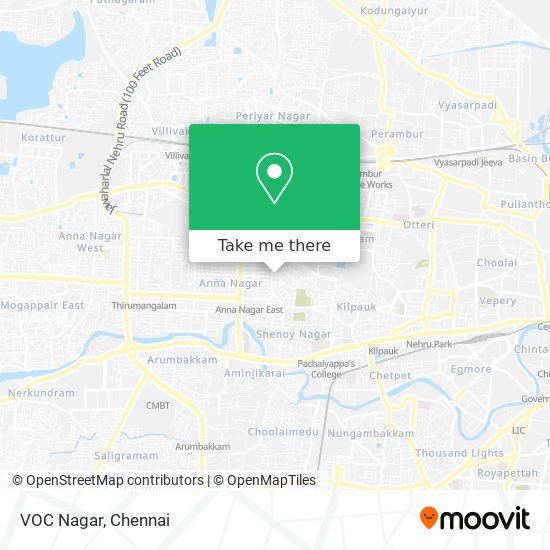 VOC Nagar map