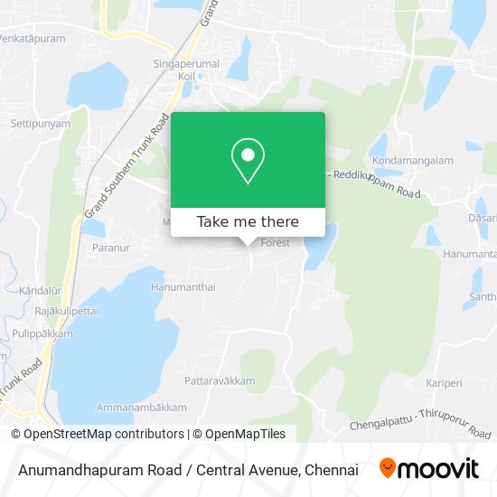 Anumandhapuram Road / Central Avenue map