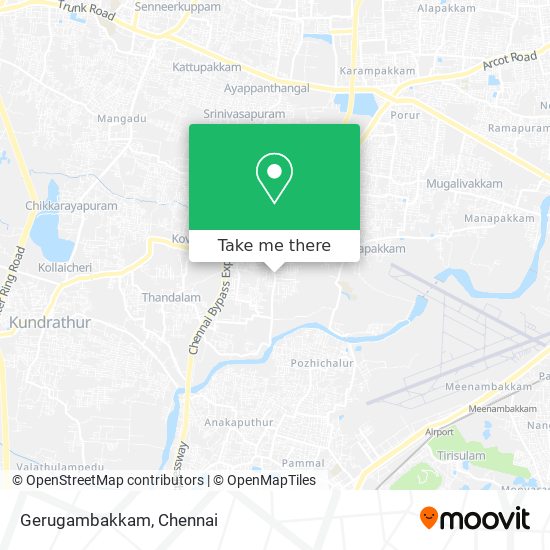 Gerugambakkam map