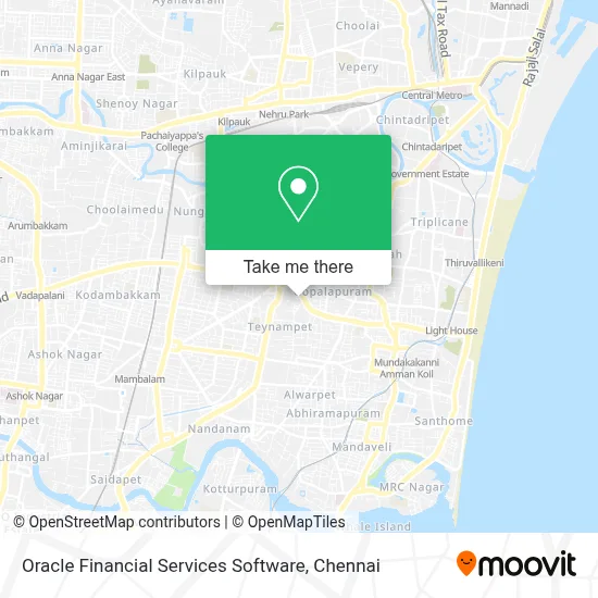 Oracle Financial Services Software map