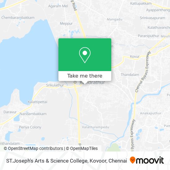 ST.Joseph's Arts & Science College, Kovoor map
