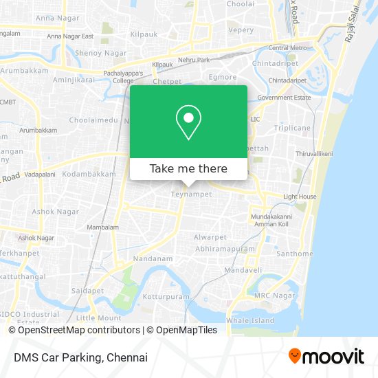 DMS Car Parking map