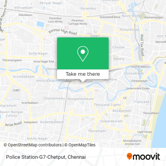 Police Station-G7-Chetput map