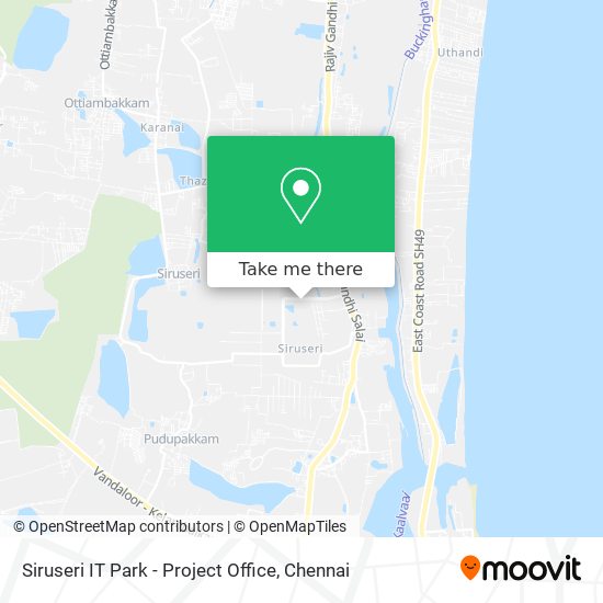 Siruseri IT Park - Project Office map