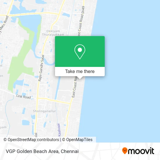 VGP Golden Beach Area map